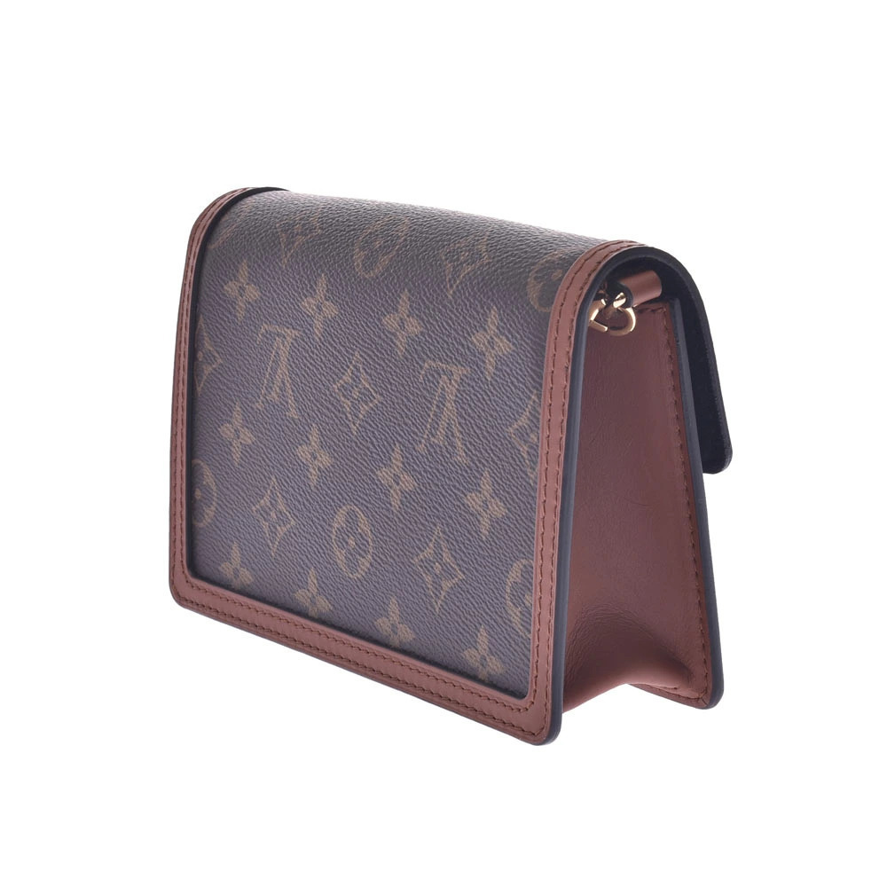 Louis Vuitton Brown Reverse Canvas Tan Dauphine Camel Monogram Bag
